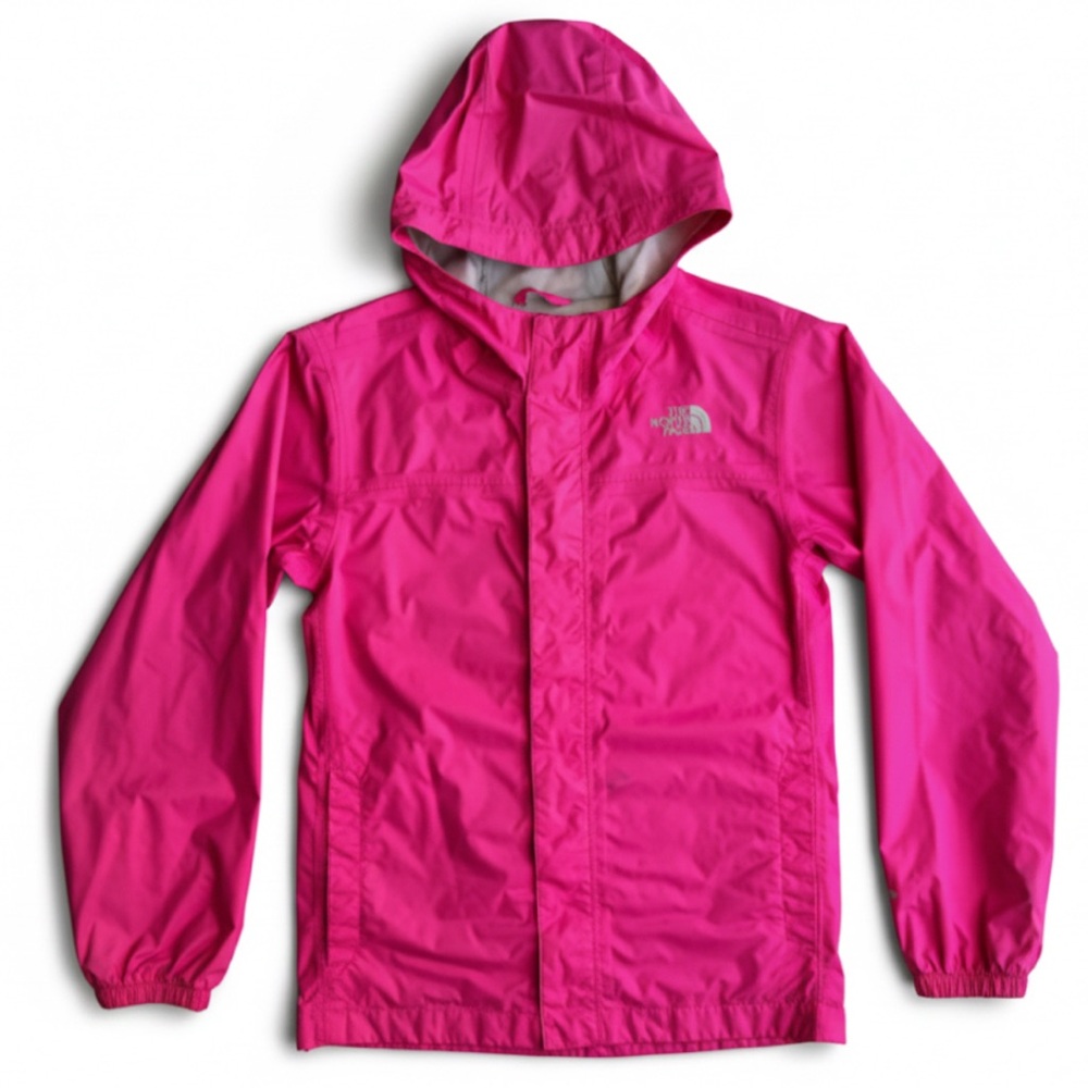 Kids North Face Fuchsia Rain Zip-Up HyVent Jacket